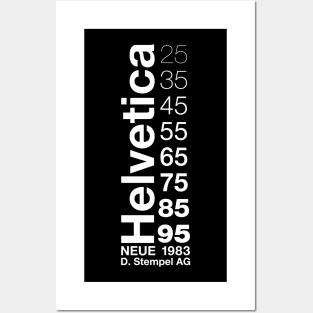 Helvetica Neue 1983 Typeface Design Posters and Art